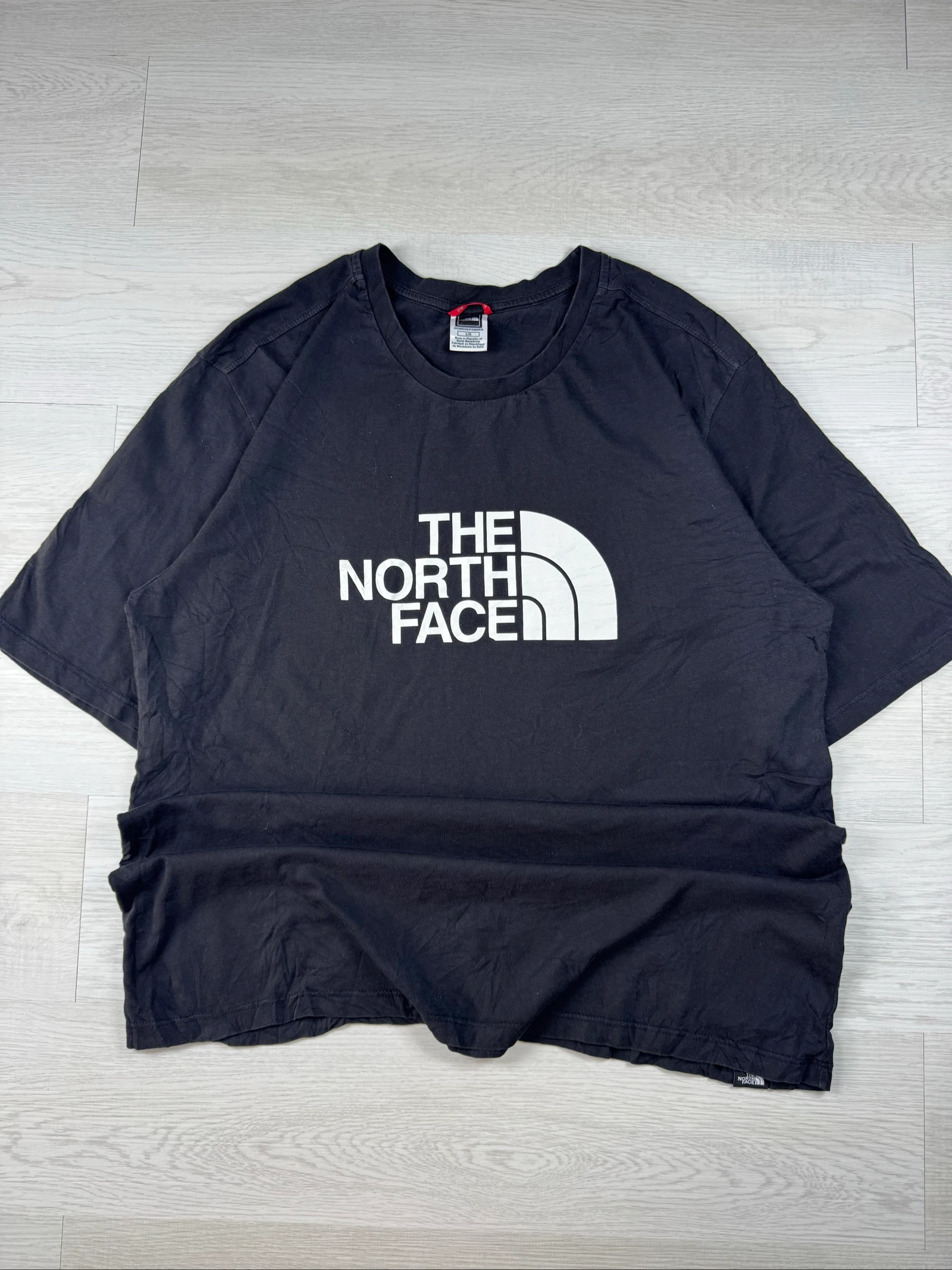 The North Face T-shirt à logo Half Dome pour femme, noir, taille L – photo 3